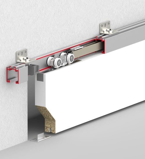 DOORSLIDE 9095 - 120 KG ÇİFT YÖNE SFT SÜRME KAPI SİSTEMİ