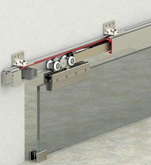 GLASSDOOR 9925 - 120 KG ÇİFT YÖNE SFT SÜRME CAM KAPI SİSTEMİ
