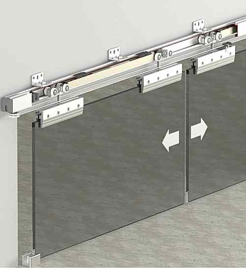 DOORSYNC 9981 - 120 KG HALATLI SÜRME CAM KAPI SİSTEMİ