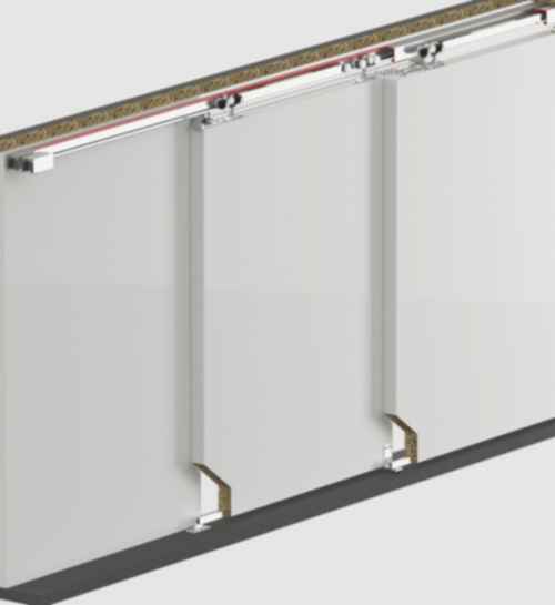 MULTIDOOR 502 - 120 KG SFT TELESKOPİK SÜRME SİSTEM 2+1 KAPI