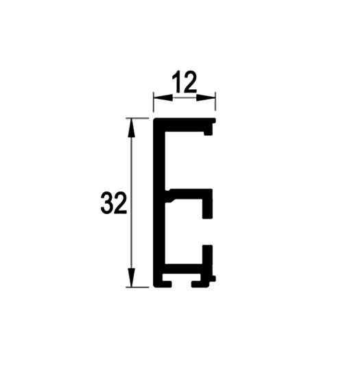 M50 1500 - E-ALUM.PROF - 1000 MM - M.ELOKSAL