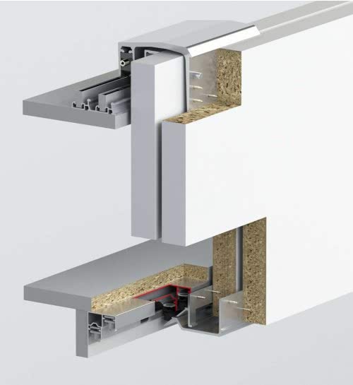 TOPSLIDE 8240 - 100 KG SÜRME GARDROP SİSTEMİ 2 KAPAK SET 30-40 MM