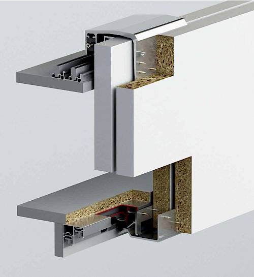 TOPSLIDE 8250 - 100 KG SÜRME GARDROP SİSTEMİ 2 KAPAK SET 40-50 MM