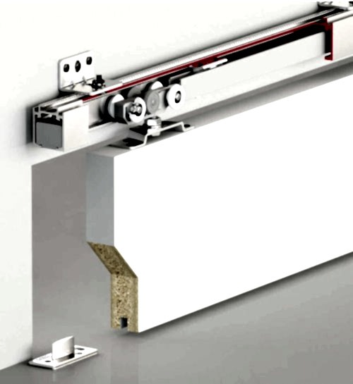DOORSLIDE 9012 - 60 KG YAVAŞLATICILI SÜRME KAPI SİSTEMİ - MİN.610 MM