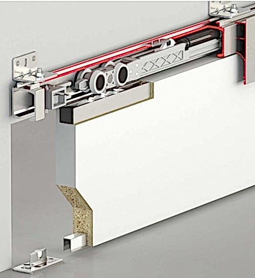 DOORSLIDE 9706 - 120 KG TEK YÖNE SFT SÜRME KAPI SİSTEMİ