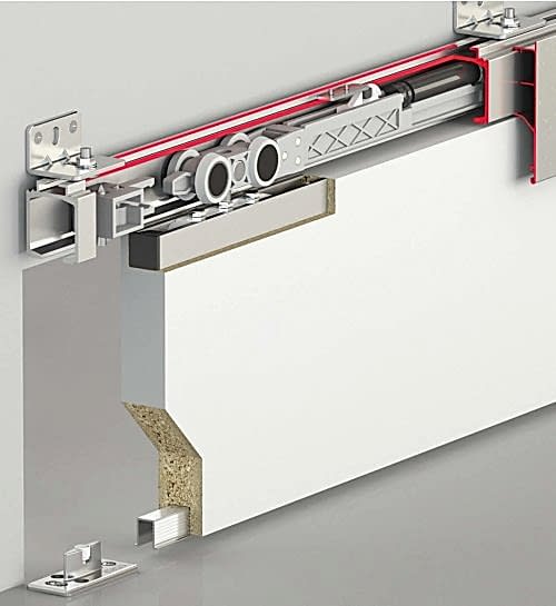 DOORSLIDE 9725 - 120 KG ÇİFT YÖNE SFT SÜRME KAPI SİSTEMİ