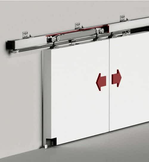 DOORSYNC 9850 - 60 KG ÇİFT YÖNE SFT HALATLI SÜRME KAPI SİST.MIN.610 MM