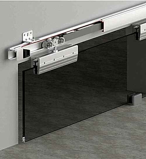 GLASSDOOR 9035 - 60 KG ÇİFT YÖNE SFT SÜRME CAM KAPI SİSTEMİ