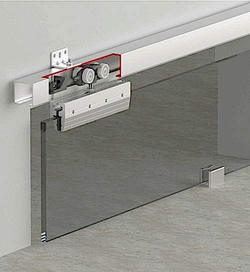 GLASSDOOR 9910 - 80 KG AYARLI SÜRME CAM KAPI SİSTEMİ