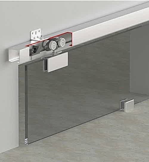GLASSDOOR 9911 - 80 KG AYARLI SÜRME CAM KAPI SİSTEMİ