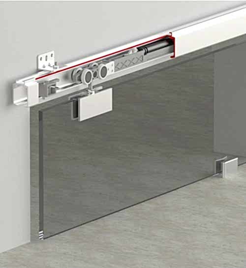 GLASSDOOR 9921 - 120 KG ÇİFT YÖNE SFT SÜRME CAM KAPI SİSTEMİ