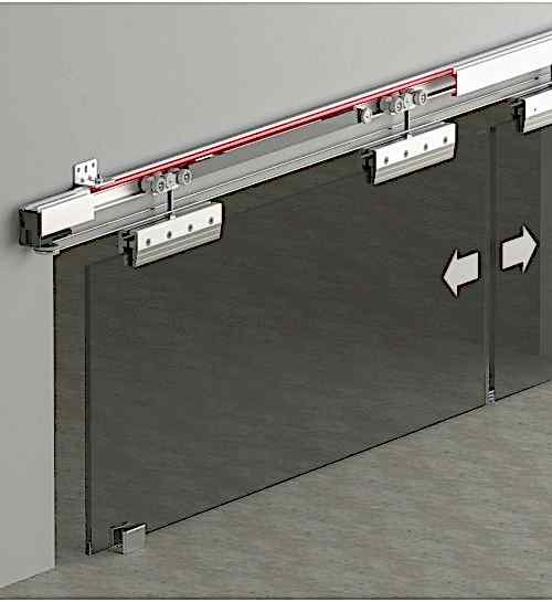 DOORSYNC 9930 - 60 KG HALATLI SÜRME CAM KAPI SİSTEMİ