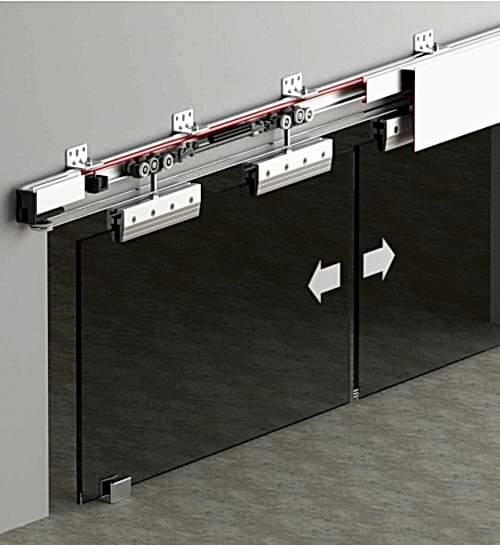DOORSYNC 9935 - 60 KG HALATLI SÜRME CAM KAPI SİSTEMİ