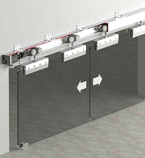 DOORSYNC 9940 - 80 KG HALATLI SÜRME CAM KAPI SİSTEMİ