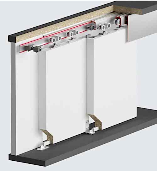 MULTIDOOR 102 - 80 KG TELESKOPİK SÜRME SİSTEM 2+1 KAPI