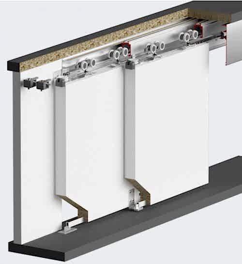 MULTIDOOR 152 - 80 KG TELESKOPİK HALATLI SÜRME SİSTEM 2+1 KAPI