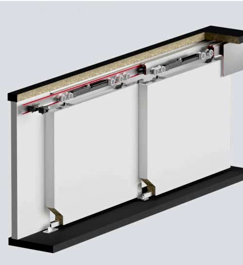 MULTIDOOR 202 - 80 KG SFT TELESKOPİK SÜRME SİSTEM 2+1 KAPI