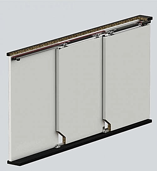 MULTIDOOR 402 - 60 KG SFT TELESKOPİK SÜRME SİSTEM 2+1 KAPI