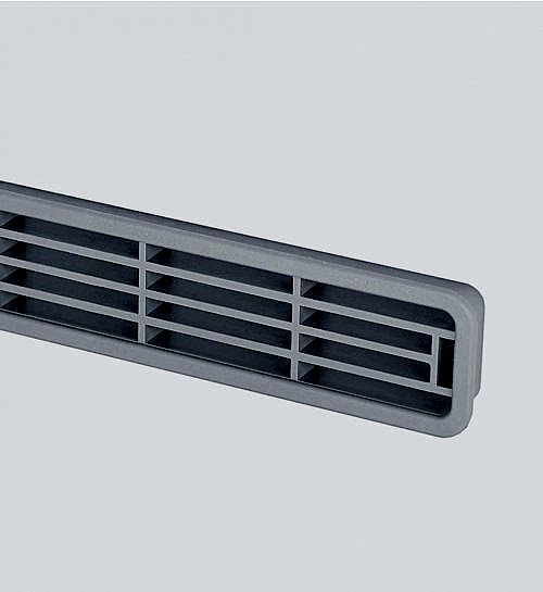 M41 0600 001 - PLASTİK MENFEZ 200 X 30 MM - GRİ T