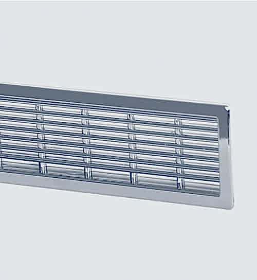 M41 0640 001 - PLASTİK MENFEZ 35 MM X 164 MM - KROM