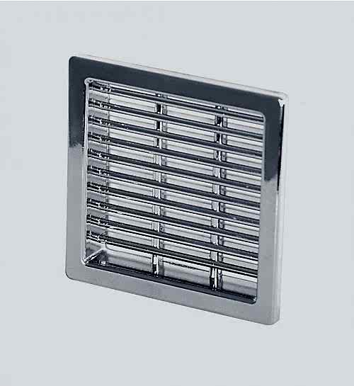 M41 0670 001 - PLASTİK MENFEZ 50 MM X 50 MM - KROM